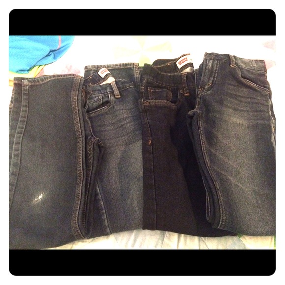 Boys Levis 511 knit jeans. Size 12 reg 4 pair $40