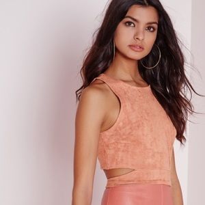 Missguided salmon top
