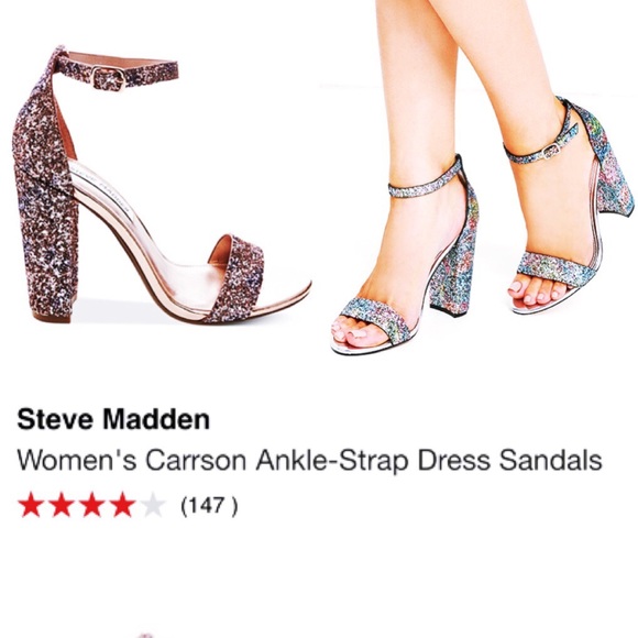 ISO Steve Madden Carrson Glitter Sandal size 8-8.5