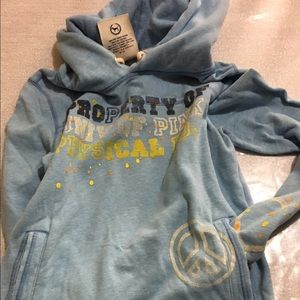 HTF🔴PINK Victoria secret❤️💕PINK VS BLUE UNIQUE HOODIE