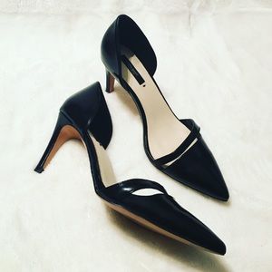 Zara size 8.5 black basic pump