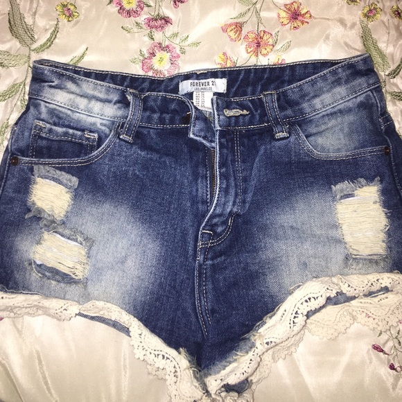 Forever 21 High-waisted Shorts - Picture 1 of 4