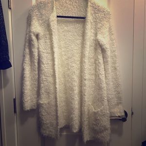 Warm and fuzzy cardigan