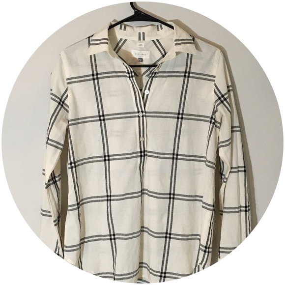 Half button down Ann Taylor Loft shirt