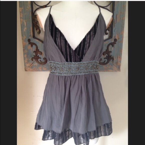 Anthropologie Tops - Anthropologie "Hazel" chiffon Tank