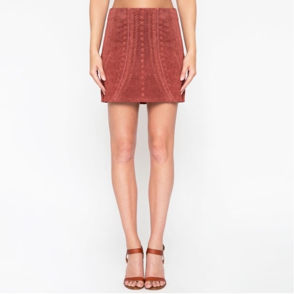 Willow & Clay Suede Skirt