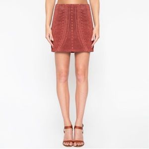 Willow & Clay Suede Skirt