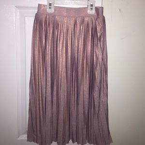 Pink high waisted skirt