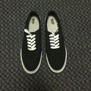 Black Canvas Sneakers