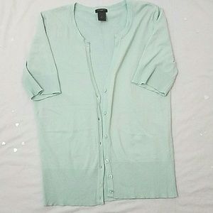 Ann Taylor Short Sleeve Cardigan