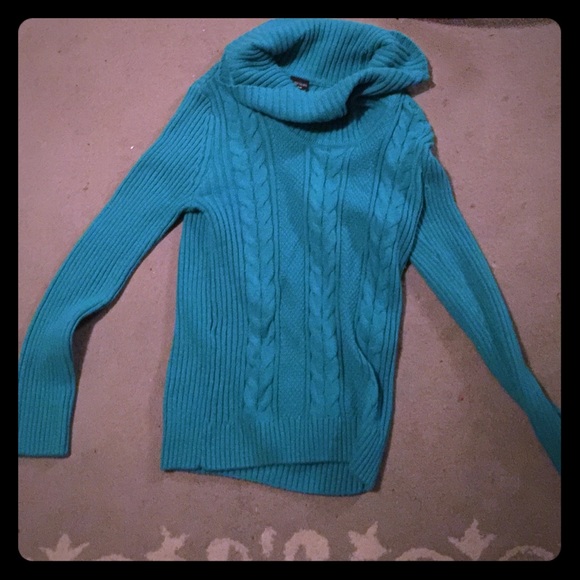 Turquoise sweater