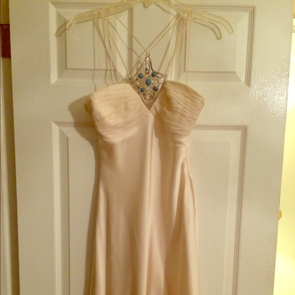 White cocktail dress