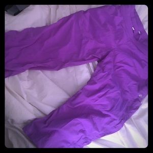 Purple lululemon studio crop