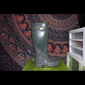 Women's Original Tall Gloss Hunter Rain Boots US7