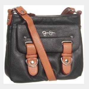 Jessica Simpson Handbags - Jessica Simpson Sheila Crossbody Black/Luggage Jessica Simpson Handbags - Jessica Simpson Sheila Crossbody Black/Luggage