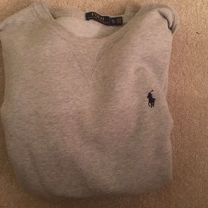 XL men's Ralph Lauren grey crew neck