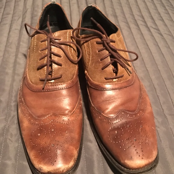 Kenneth Cole Brown Shoes Vintage Look