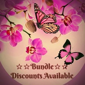 Bundle 2 or more items and get 15% off!!