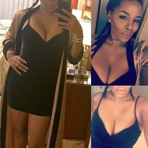 LaPerla velvet dress & satin duster 😍