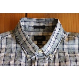 J. Crew plaid button down