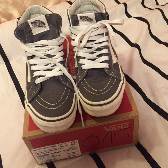 Vans grey 4.5y