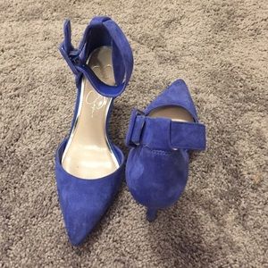 Blue Jessica Simpson pumps