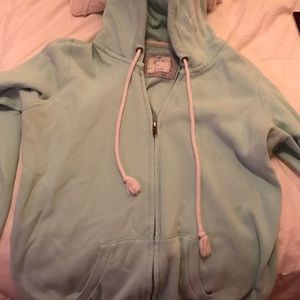 Aerie zip up sweater