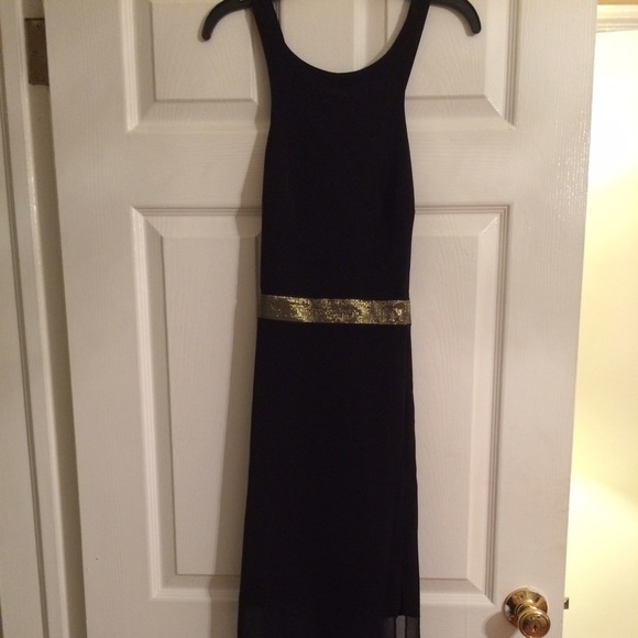 Black evening gown