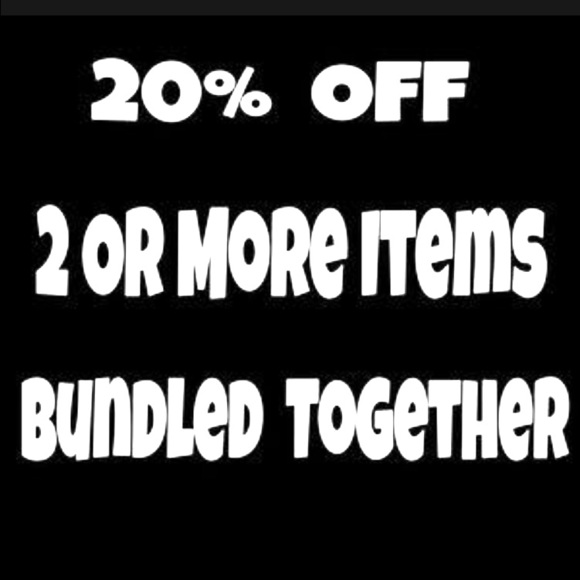 20% off of bundles with 2 or more items