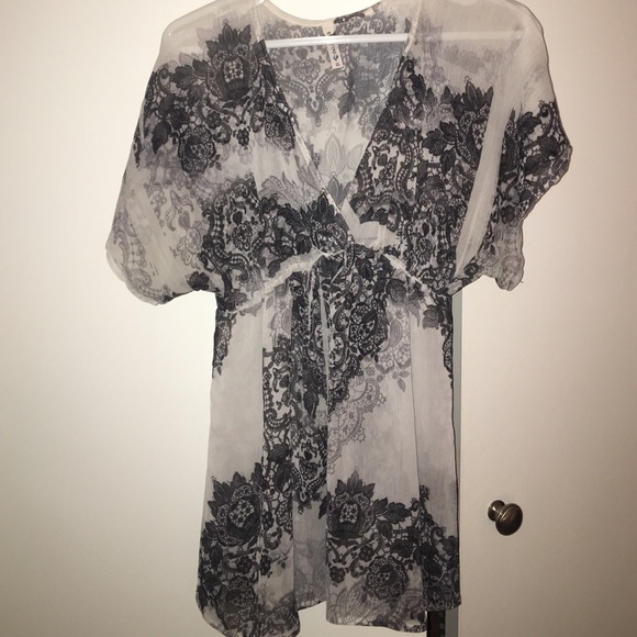 Sheer shirt