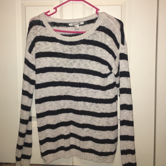 White and black sweater from forever 21!