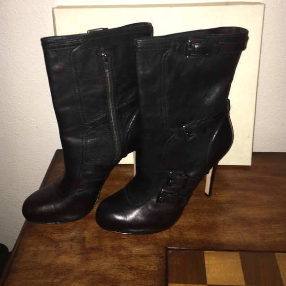 COACH MARSHA SOFT CALF BOOTS - Picture 2 of 4