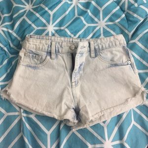 Denim shorts