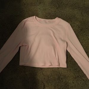 Long sleeve crop top