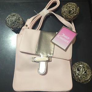 Juice Couture side purse; light pink
