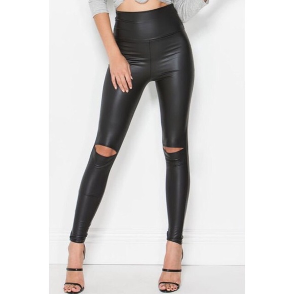 Pants - CLEARANCE! Faux Leather Leggings