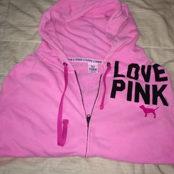 VS PINK zip up hoodie