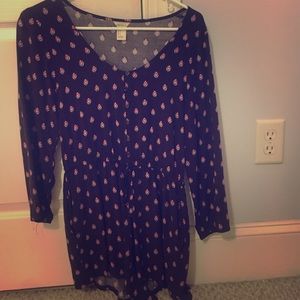 Women's long sleeve romper