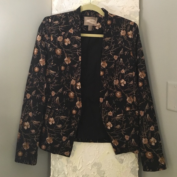 Forever 21 floral blazer small