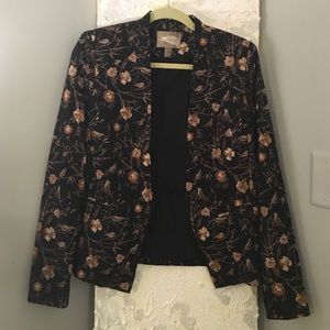 Forever 21 floral blazer small