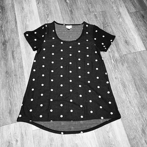 Lularoe polka dots classic t xxs (unicorn)
