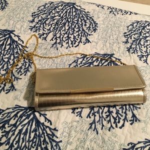Aldo Light Gold Clutch