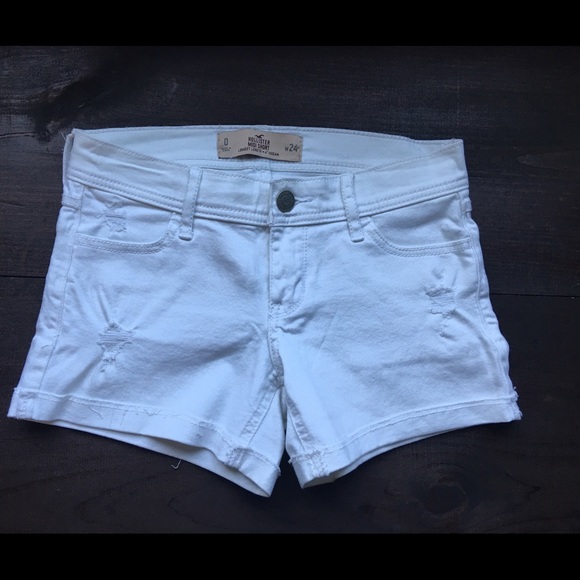 White midi shorts!