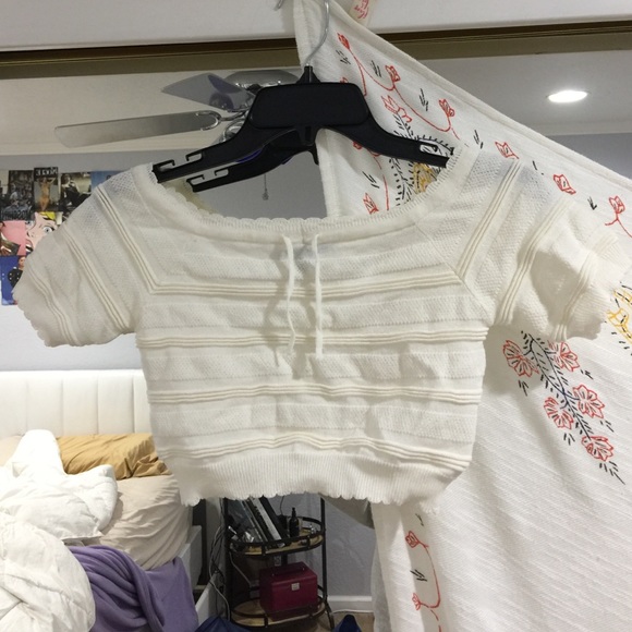 Kendall and Kylie off the shoulder top