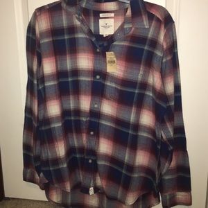 Flannel from American eagle new with tags!