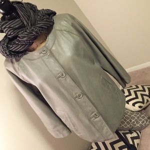 Transitional Grey Leather🐦🐦🐦