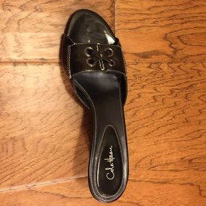 FINAL SALE Cole Haan Open Toe Open Back Heels