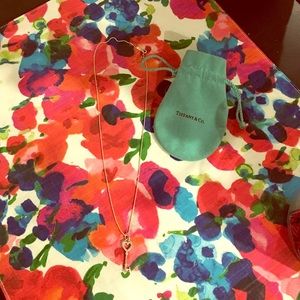 Tiffany and Co. key necklace.