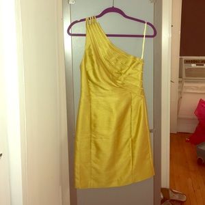 Reiss gold cocktail dress