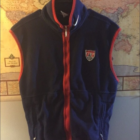 Vintage Nike USA therma-fit vest
